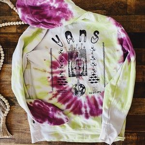 Vans size small tie dye hoodie